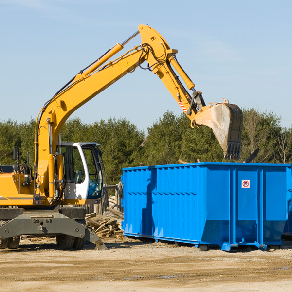 are there any restrictions on where a residential dumpster can be placed in Medicine Lake MN